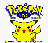 Pokemon Link Edition (yellow) Title Screen